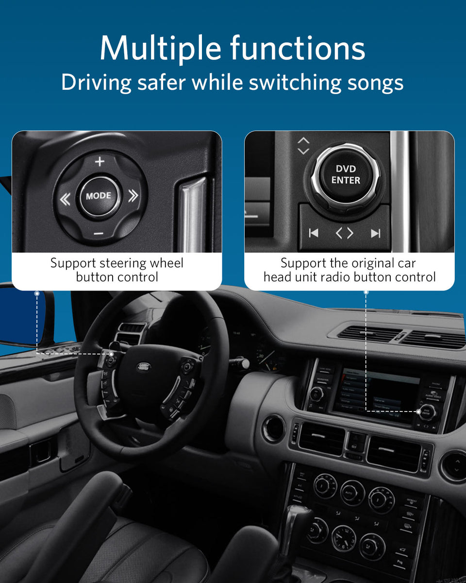 Adattatore Bluetooth Airdual Per Land Rover E Jaguar - Compatibile Con Connettore 30 Pin IPod - Foto 8